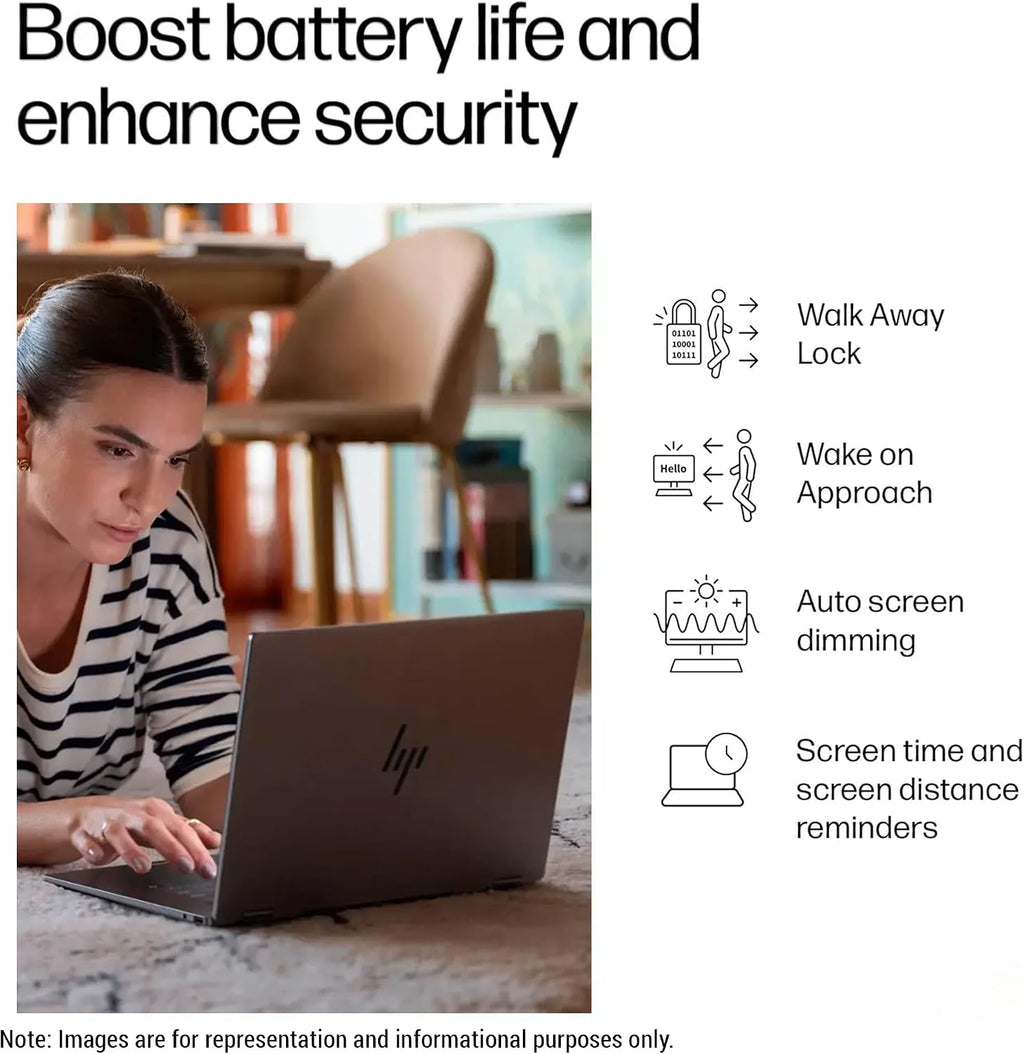 HP OmniBook X Flip Next Gen AI 16 Laptop, Intel Ultra 9-288V, 32 GB LPDDR5x RAM, 4 TB SSD PCIe, 16' 3K (2880x1800) Touchscreen, Intel Arc 140V, Backlit Keyboard, W11 Home, Eclipse Gray+Traix Mousepad