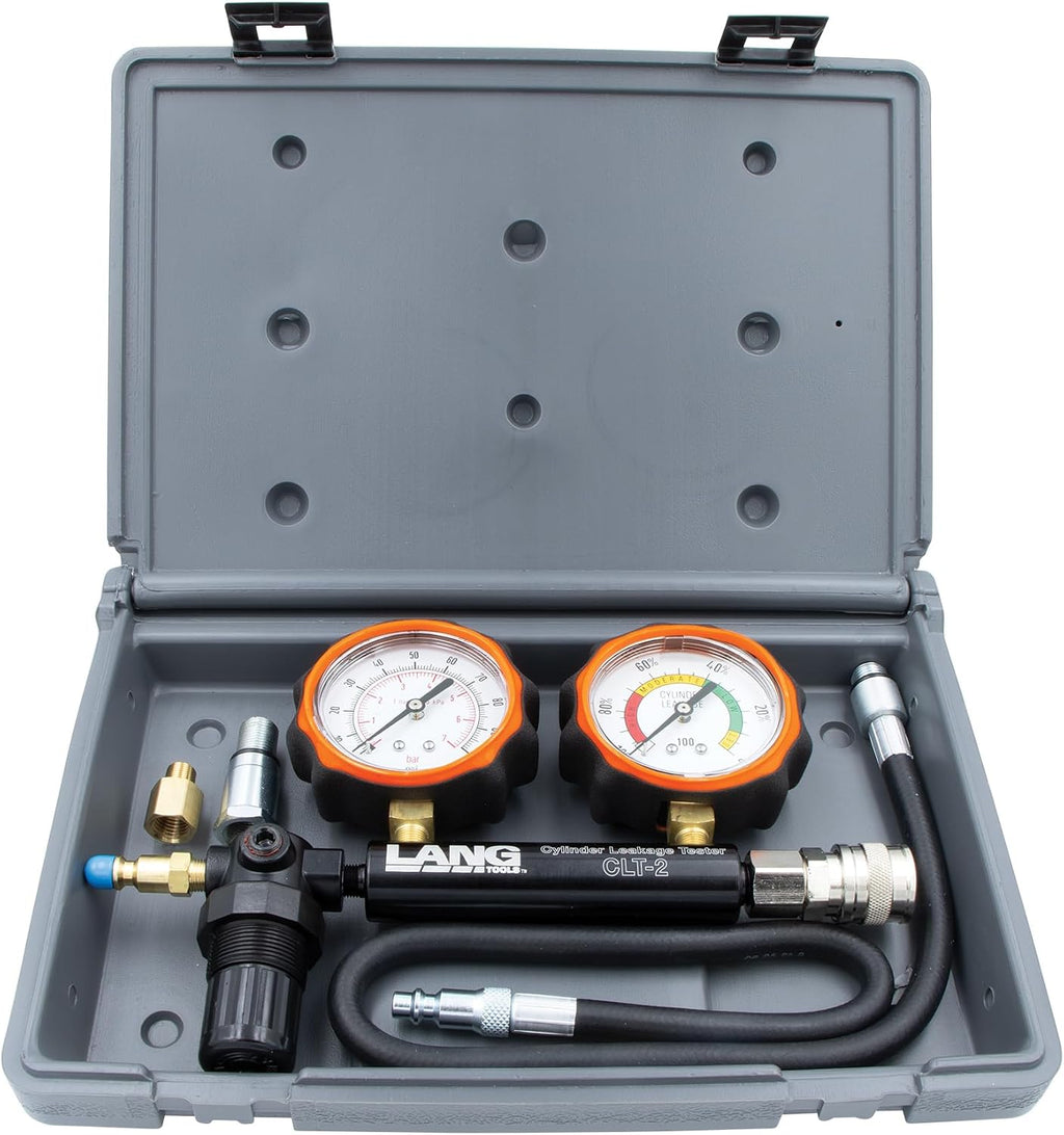 Lang Tools CLT-2 100 PSI Cylinder Leakage Tester with 2 Gauges, One Size