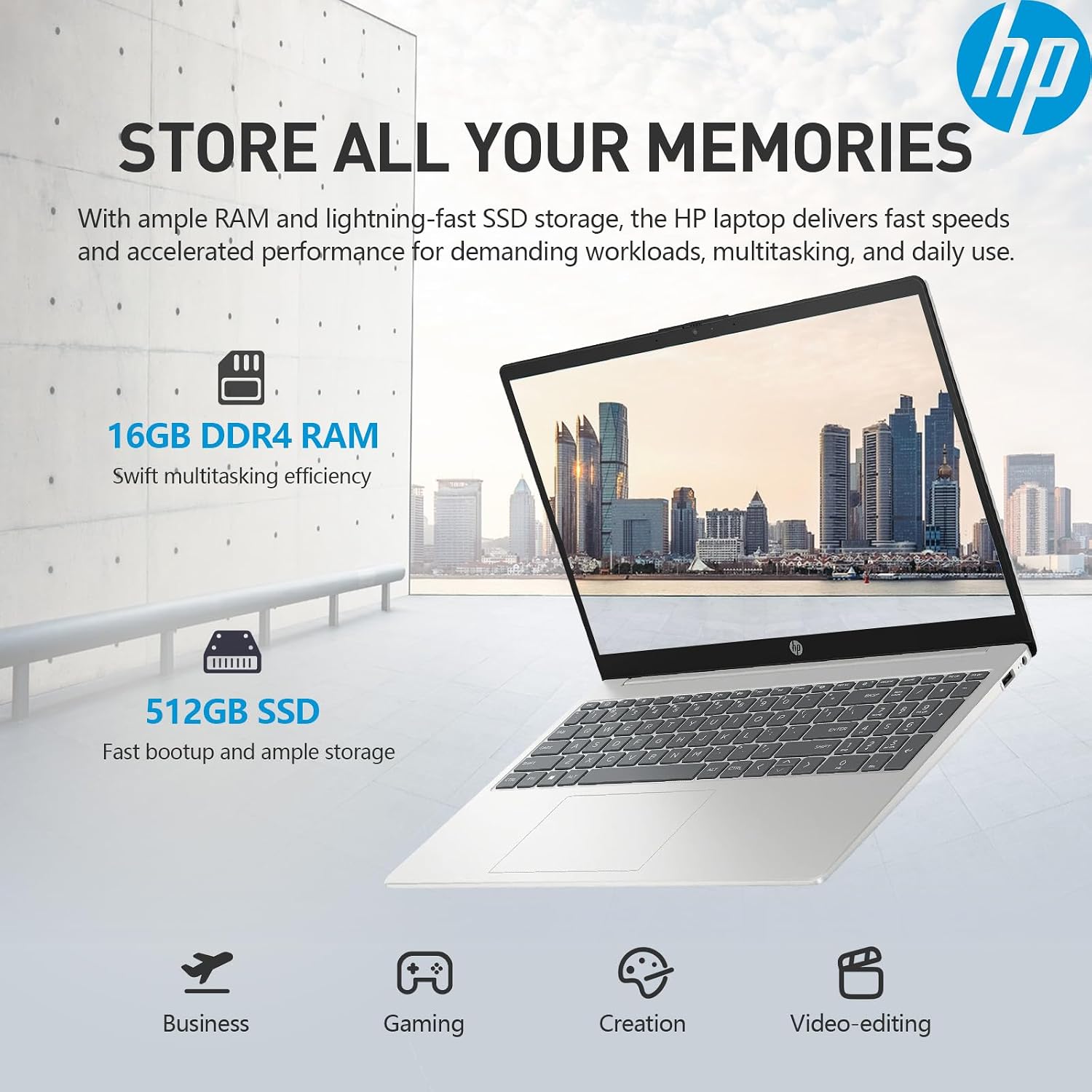 HP 15.6 Laptop Touchscreen Computer,Intel 10-Core i5,Touch Screen Laptop 15 Inch, 8GB RAM 512GB SSD, Windows 11 Pro, Number Pad