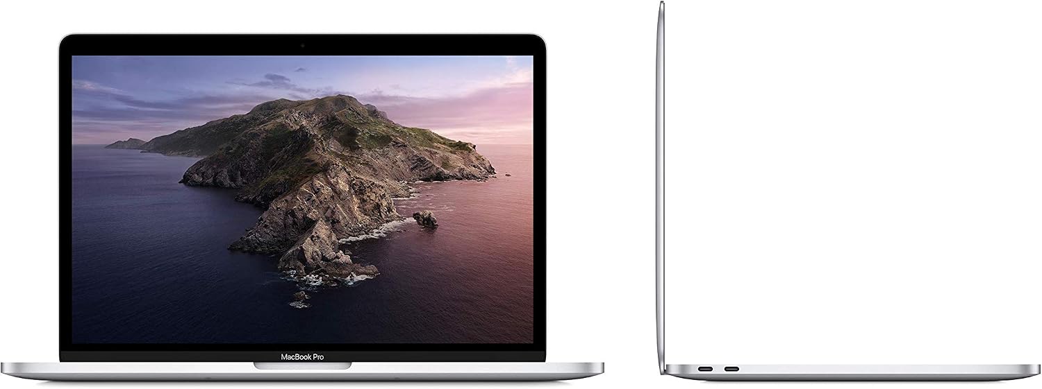 Apple 2019 MacBook Pro with 1.4 GHz Intel Core i5, 13-inch, 8GB RAM, 128GB Storage - Silver (Renewed)