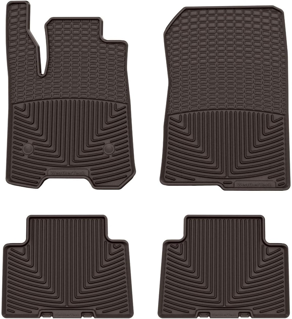 WeatherTech All-Weather Floor Mats for Chevrolet Colorado, Canyon 1st & 2nd Row (W678CO-W679CO), Cocoa