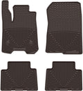 WeatherTech All-Weather Floor Mats for Chevrolet Colorado, Canyon 1st & 2nd Row (W678CO-W679CO), Cocoa