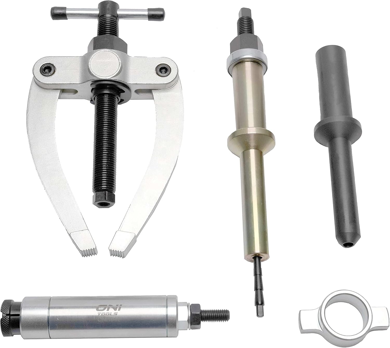 Oni Tools Injector Sleeve Nozzle Tube Remover & Installer Tool Kit for Volvo & Mack 9986174 88800387 88800196 Alt for Stainless Steel or Brass Cup on D11 D12 D13 D16 FM12 MP7 MP8 MP10 Truck Engines