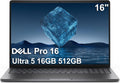 Dell Pro 16 (Next Gen Latitude 3550) Business AI PC Laptop (16' FHD+ Anti-Glare, Intel 12-Core Ultra 5 235U (> i7-1355U), 16GB DDR5 RAM, 512GB SSD) Backlit, Wi-Fi 6E, 1080p Webcam, Win 11 Pro, PC16250