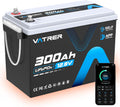 12V 300AH LiFePO4 Lithium Battery with Self-Heating&APP Monitoring, Built-in 200A BMS, Support Low Temp Charging(-4°F),5000+ Cycles, Max 2560W Power, Perfect for RV/Camper, Off-Grid Applications, etc.