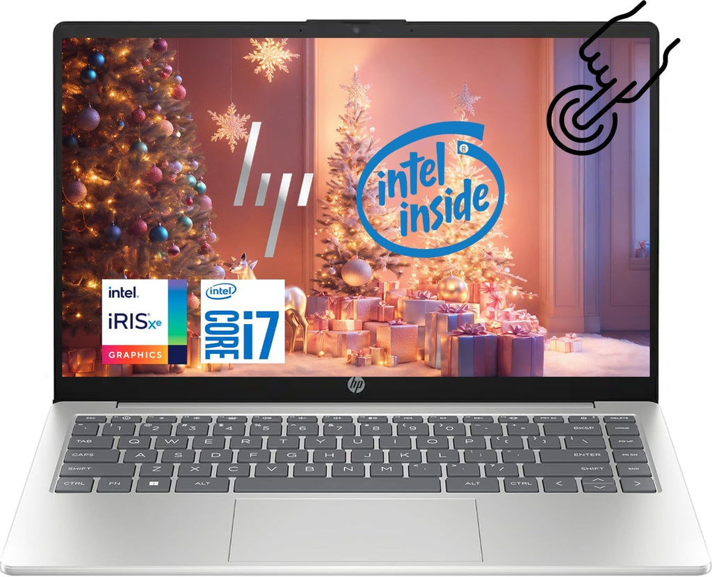 HP 15.6 Inch Full HD Touchscreen Laptop | 13th Gen Intel Core i7 1335U, 10 Cores, Up to 5GHz | 64GB RAM, 4TB SSD | Natural Silver | 8HR Battery | WiFi 6, Bluetooth 5.3
