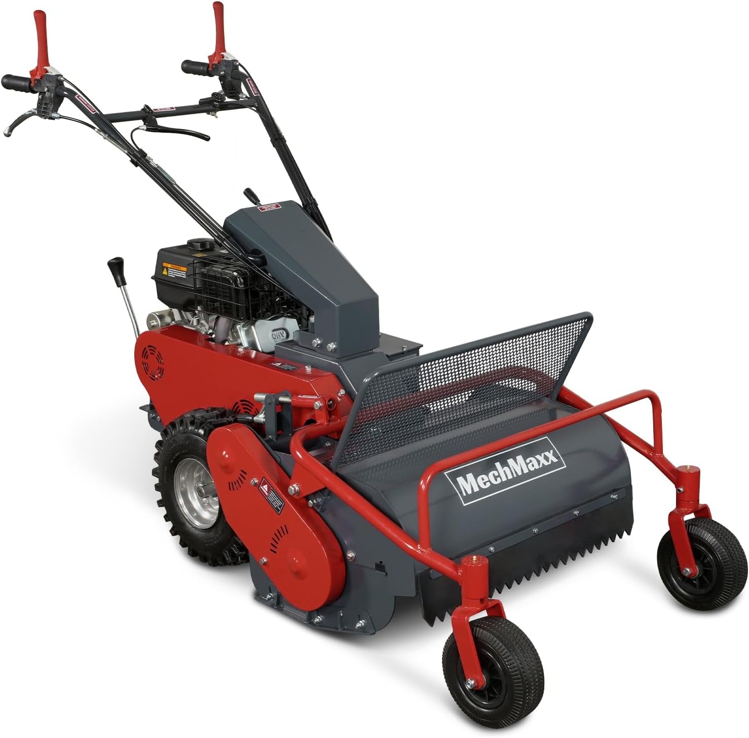 MechMaxx 27' Walk Behind Flail Mower, 10HP 302cc, Self-Propelled, Wheeled, Electric Start, SFM27W