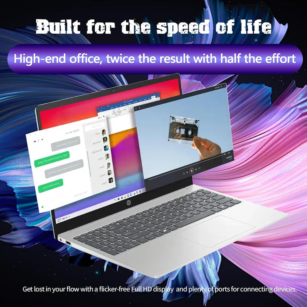 HP Flagship 15.6' Touchscreen Laptop 2025 - Anti-Glare, 6-Core Intel i3 1315U Processor(Beat i3-1115G4), lntel UHD Graphics, Wi-Fi, Windows 11 Pro, AI Copilot, w/Accessories(64 GB RAM, 2 TB Storage)