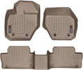 WeatherTech Custom Fit FloorLiners for Volvo XC60-1st & 2nd Row (45234-1-2), Tan