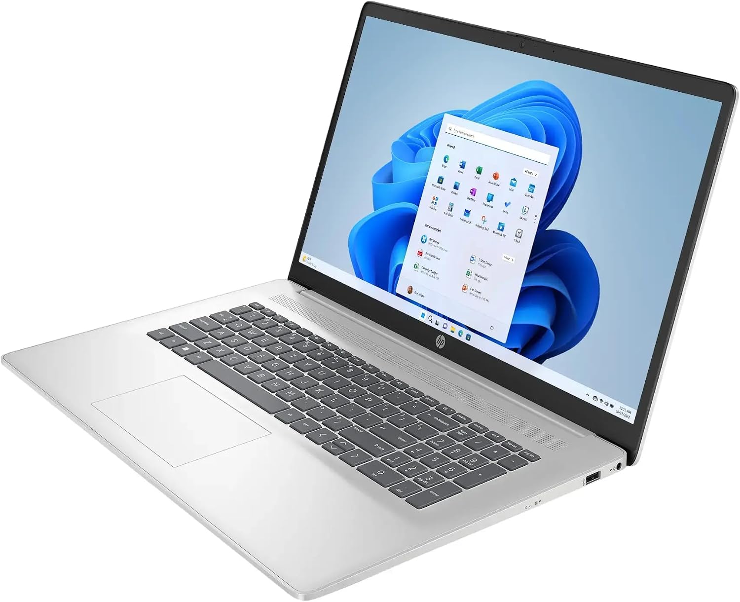 HP 2025 Business 17 inch FHD Laptop, AMD Ryzen 5 7430U Processor (Beats i5-1235U), 32GB RAM, 1TB PCIe SSD, 17.3' 1080p IPS Display, Webcam, WiFi 6, Bluetooth 5.3, Windows 11, XtreDura USB Drive