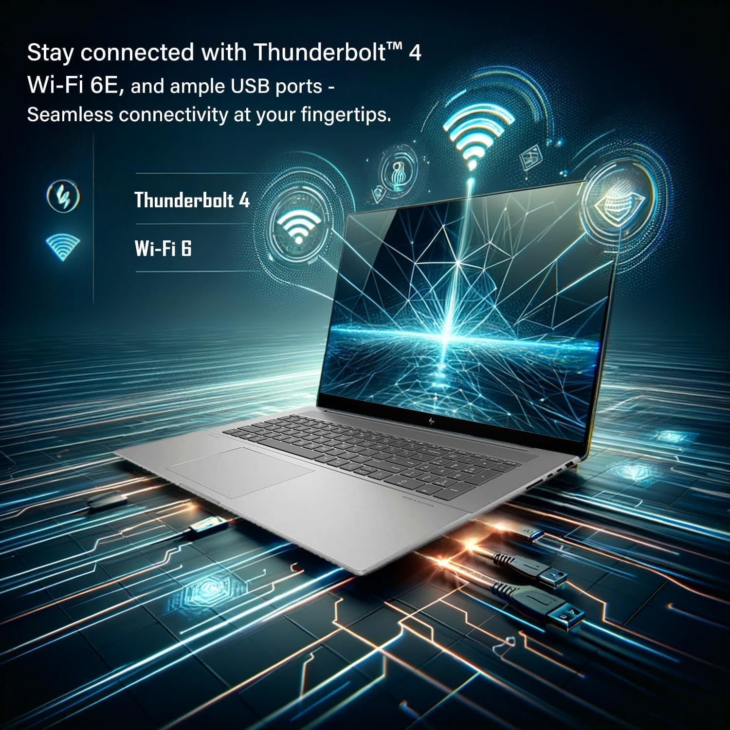 HP Envy 17 Laptop, 17.3' FHD Touchscreen Display,Intel i7-1355U Processor, 32GB RAM 1TB SSD, NVIDIA GeForce RTX 3050, Backlit Keyboard, Wi-Fi 6E, Bluetooth 5.3, Windows 11 Home, Silver