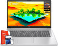 HP 17 inch Laptop, Microsoft Office 2024 Lifetime License & Windows 11 Pro, AMD Ryzen 5 7430U, 32 GB RAM, 1 TB SSD, 17.3' FHD Display, AMD Radeon Graphics, Long Battery Life, Anti-Glare,Wi-Fi 6
