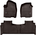 WeatherTech Custom Fit FloorLiners for Chevrolet Suburban, Escalade, Escalade ESV - 1st & 2nd Row (471632-1-2), Cocoa