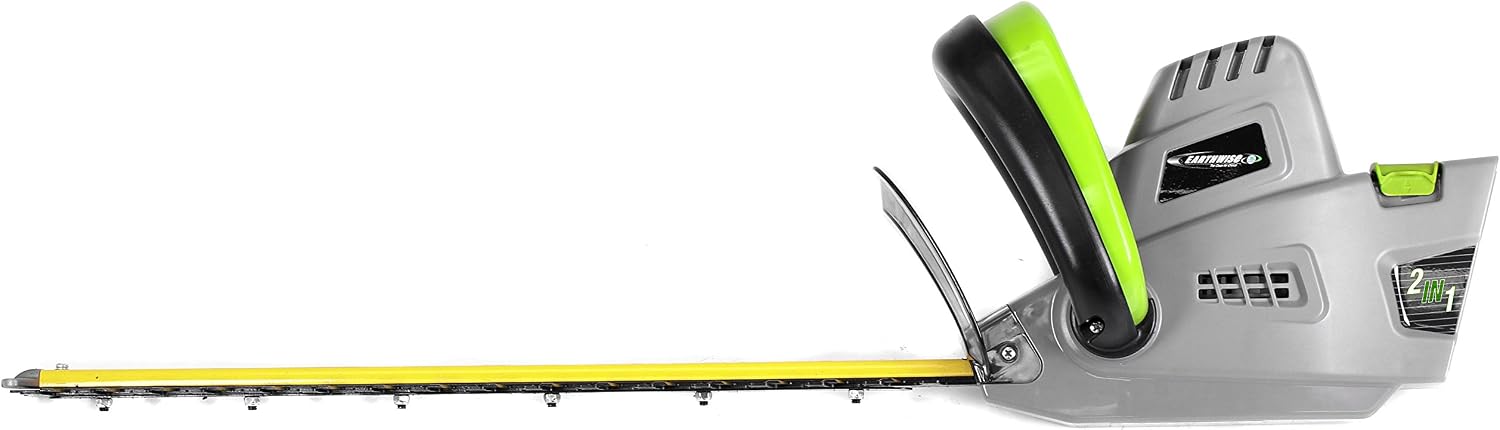 Earthwise CVPH43018 Corded 4.5 Amp 2-in-1 Convertible Pole Hedge Trimmer, Green