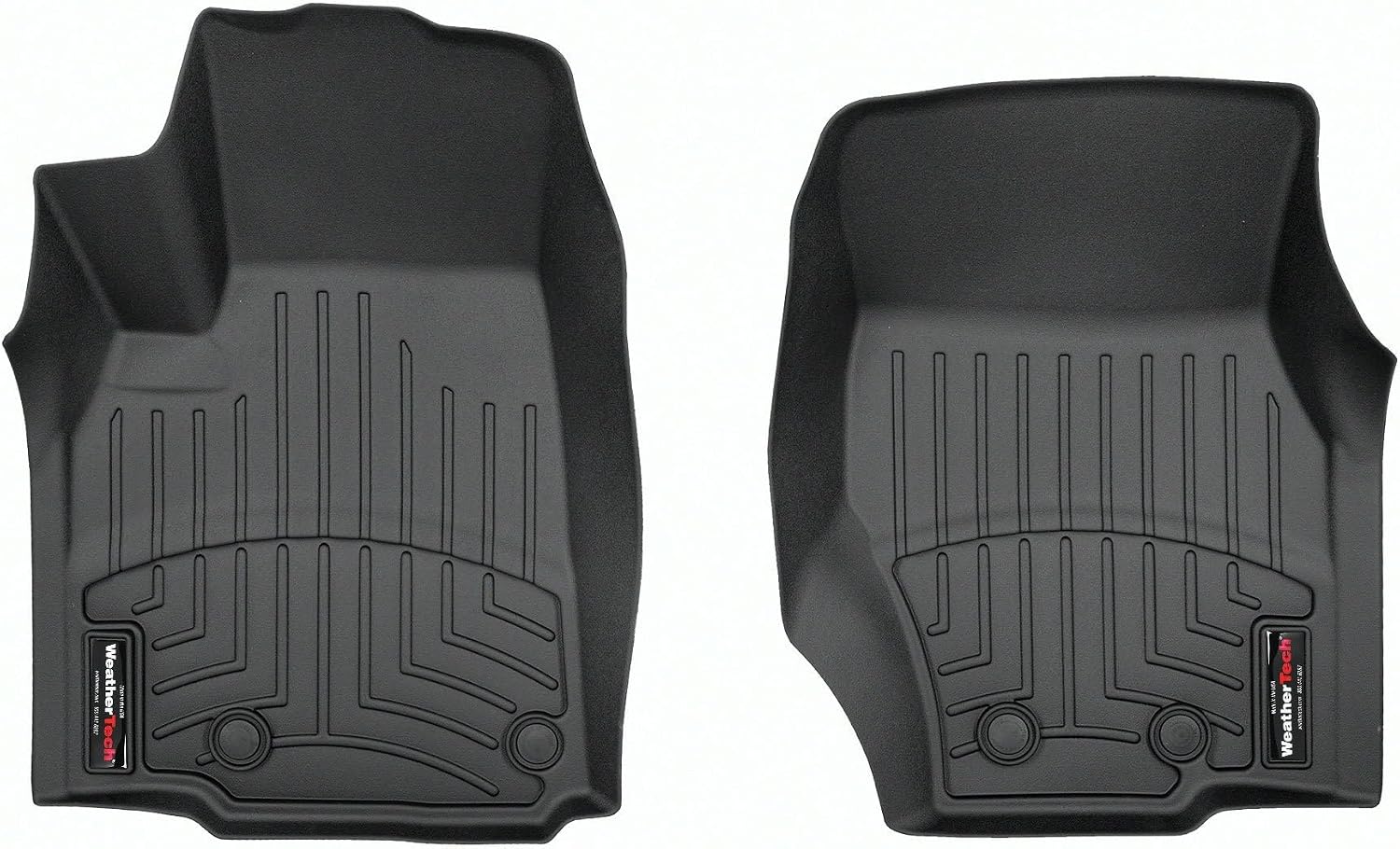 WeatherTech Custom Fit FloorLiners for Jeep Grand Cherokee, Grand Cherokee L, Grand Cherokee - 1st Row (4417821), Black