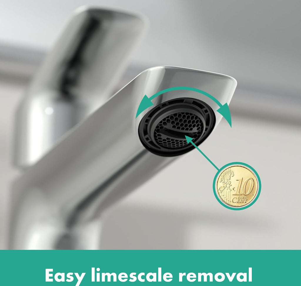 hansgrohe Logis Fine Bathroom Faucet, 1 Hole, Bathroom Sink Faucet for Vanity 1.2 GPM, Matte Black, 71258671