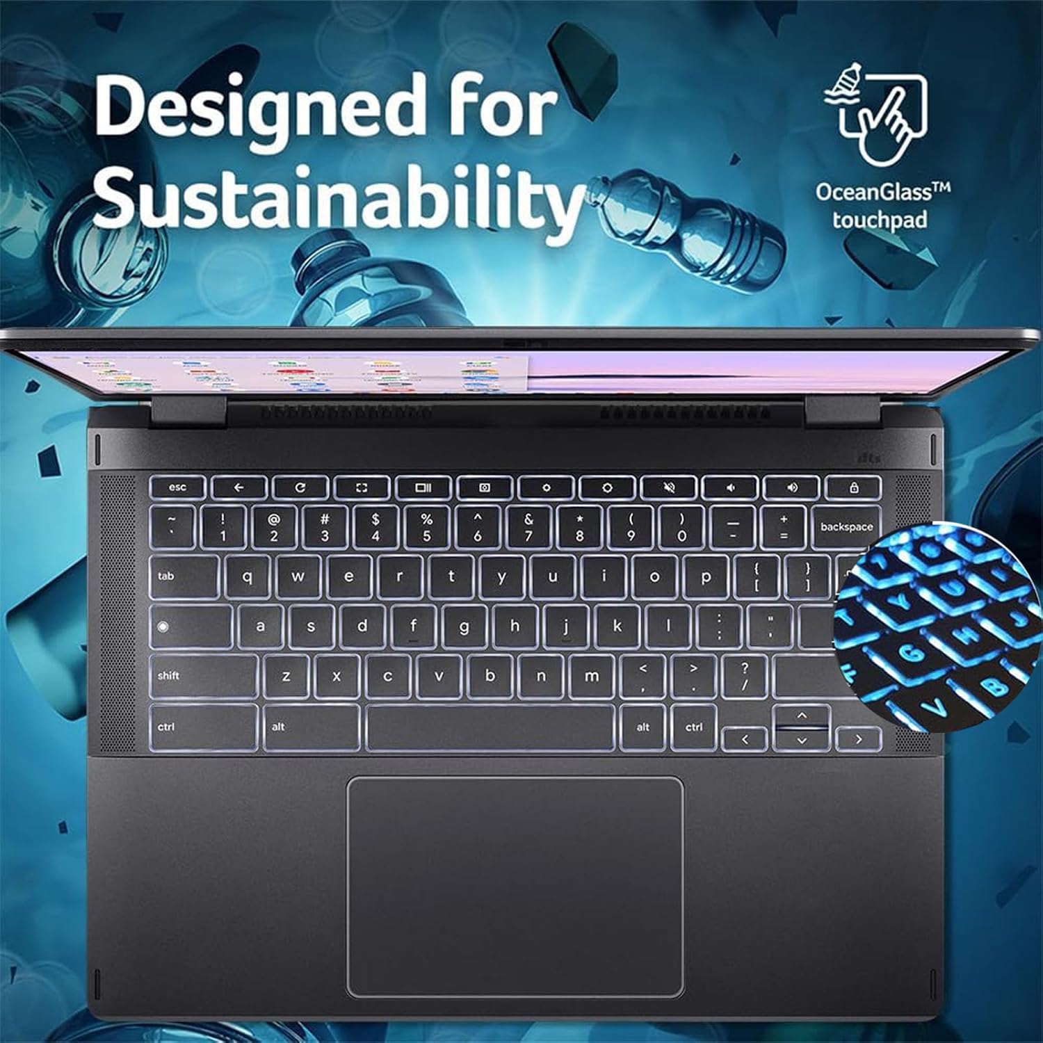 acer Chromebook Touchscreen Laptop Plus Spin 514- Intel Core i5-1334U- 14inch FHD IPS Display 2in1-8GB RAM -512GB SSD -Gaming Chrome Tablet- Backlit Keyboard- Students School Kids- 2025