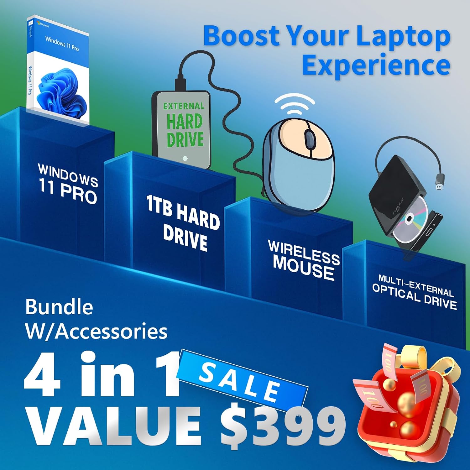 Dell Inspiron 16 Business Laptop Computer - AMD Ryzen 7-8840U(8-Core), AMD Radeon Graphics, 16' FHD+ Display, 32GB DDR5, 2TB SSD, Backlit Keyboard, Wi-Fi 6E, Fingerprint Reader, Windows 11 Pro