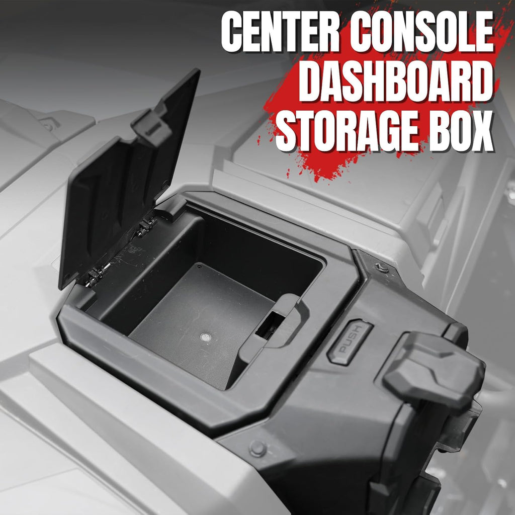 A & UTV PRO Tablet Holder& Center Console Dashboard Storage Box for 2020 2021 2022 2023 2024 Polaris RZR PRO XP/XP4, 2022 2023 RZR PRO R/Turbo R, GPS Phone Ipad Mount Holder Organizer Tray Accessories