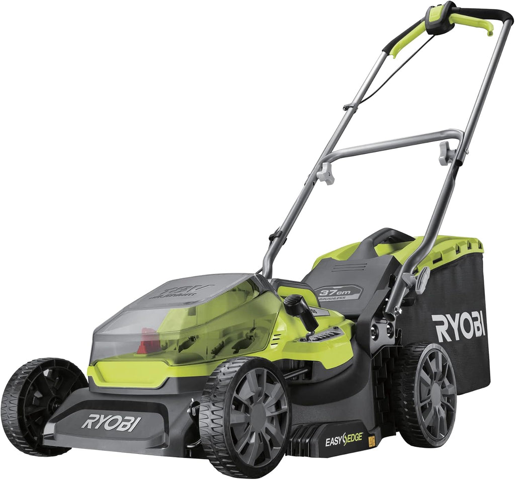 RYOBI 18V Brushless Mower - cuts 37cm - Without Battery Charger - RY18LMX37A-0