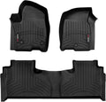 WeatherTech Custom Fit FloorLiners for Chevrolet Suburban, Suburban, Tahoe - 1st & 2nd Row (441632-1-2), Black