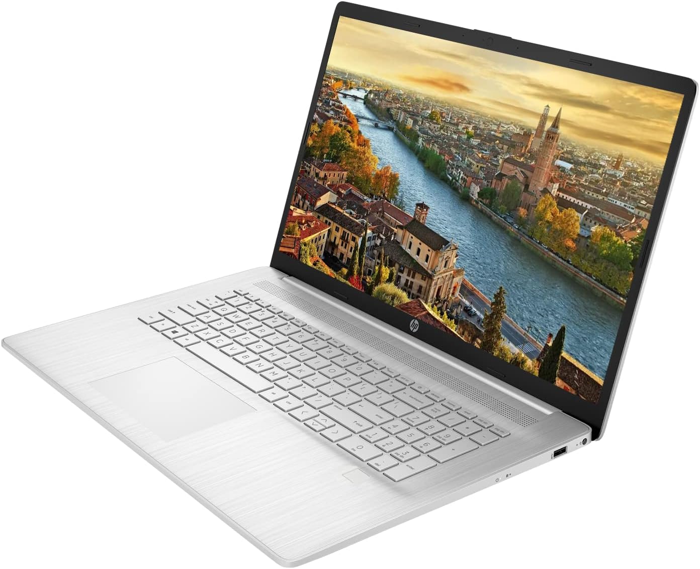 HP 17.3' i7 Laptop, 17.3' HD+ Touchscreen Display, Intel Core i7-1355U, 64GB RAM, 1TB PCIe SSD, Backlit Keyboard, Fingerprint Reader, Wi-Fi 6, Windows 11 Home, Silver