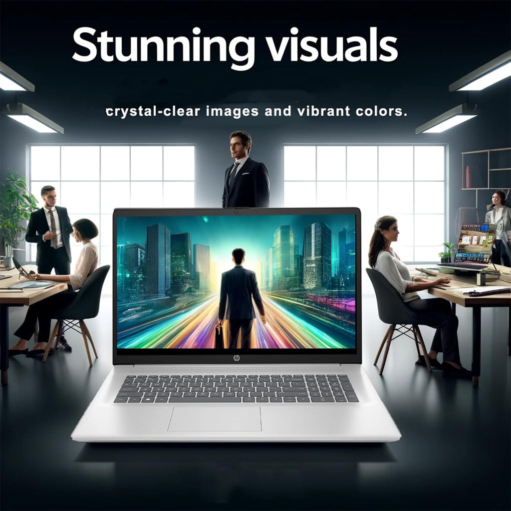 HP 17.3' Laptop Computer for Business and Fun • Intel 13th 8-Cores i3 CPU (Beats 11th i5) • 16GB RAM • 1TB SSD • 10-Key Number Pad • Windows 11 • Microsoft Office • WOWPC Recovery USB