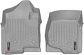 WeatherTech Custom Fit FloorLiners for Chevrolet Silverado 2500HD/3500HD, Silverado 2500HD/3500HD, Silverado 2500HD/3500HD - 1st Row (4613061), Grey