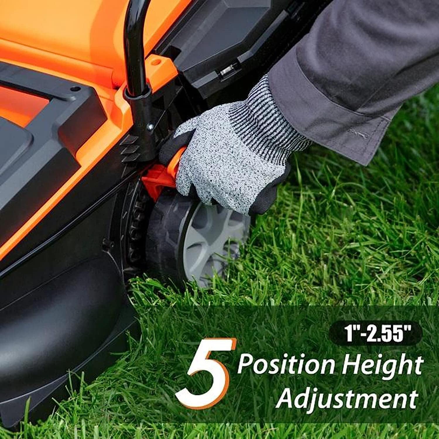 24V Lithium-Ion Electric Lawn Mowers Portable Battery Electric Lawn Mowers Cordless Self-propelled Lawn Mowers Electric Lawn Mowers with Bagging Machines
