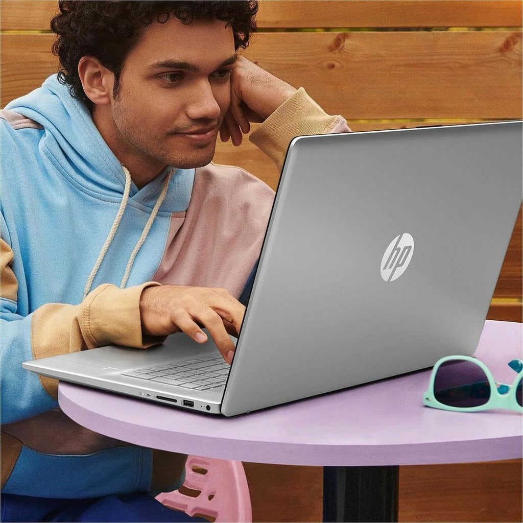 HP 17-c3000 17-cn3019nr 17.3' Touchscreen Notebook - HD+ - Intel N-Series i3-N305-8 GB - 512 GB SSD - Natural Silver - Intel Chip - 1600 x 900 - Windows 11 Home - Intel UHD Graphics - in-Plane Switc