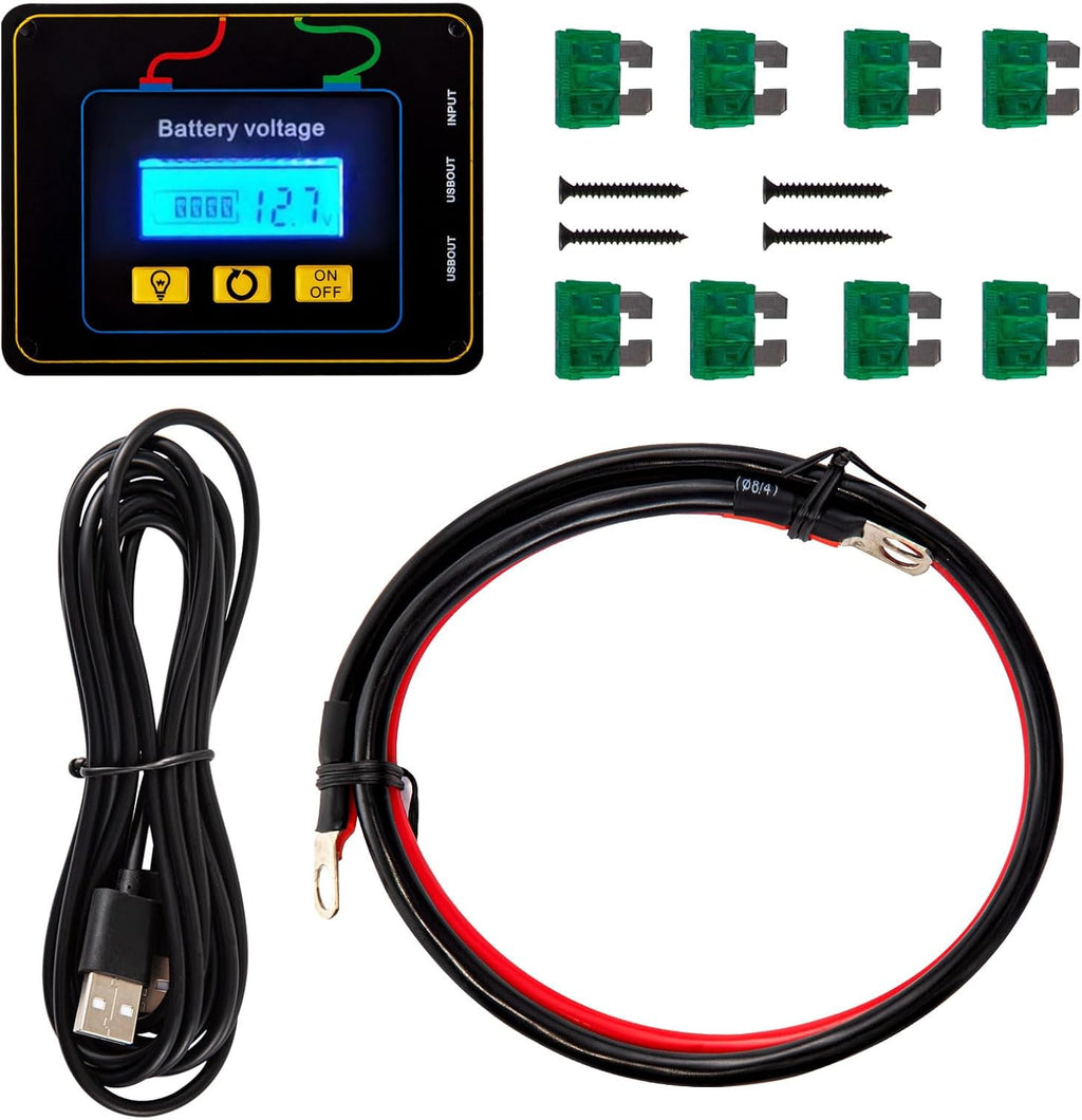 VEVOR Power Inverter, 2000W Modified Sine Wave Inverter, DC 12V to AC 120V Car Converter, with LCD Display, Remote Controller, LED Indicator, AC Outlets Inverter for Truck RV Car Boat Travel Camping