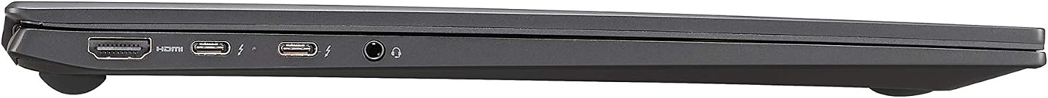 LG gram 16Z90P Laptop 16' Ultra-Lightweight, (2560 x 1600), Intel Evo 11th gen CORE i7, 16GB RAM, 256GB SSD, Windows 11 Home, 22 Hour Battery, Alexa Built-in, 2X USB-C, HDMI, USB-A - Black