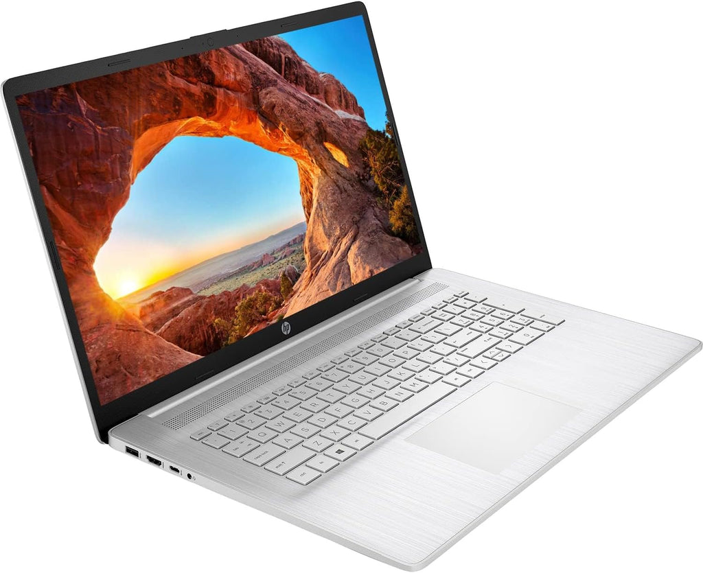 HP 17 Laptop, 17.3' FHD IPS Display, Intel Core i5-1135G7 Quad-Core Processor, Intel Iris Xe Graphics, 16GB RAM, 1TB PCIe SSD, HDMI, Windows 11 + Microfiber Cloth