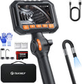 T Takmly Two-Way Articulating Borescope with Light, 210° Steerable 1080P Endoscope Camera, 0.33inch Semi-Rigid Snake Scope, 4.3' IPS Screen, 32GB, 5.5FT for Automotive Engine HVAC Wall Mechanics