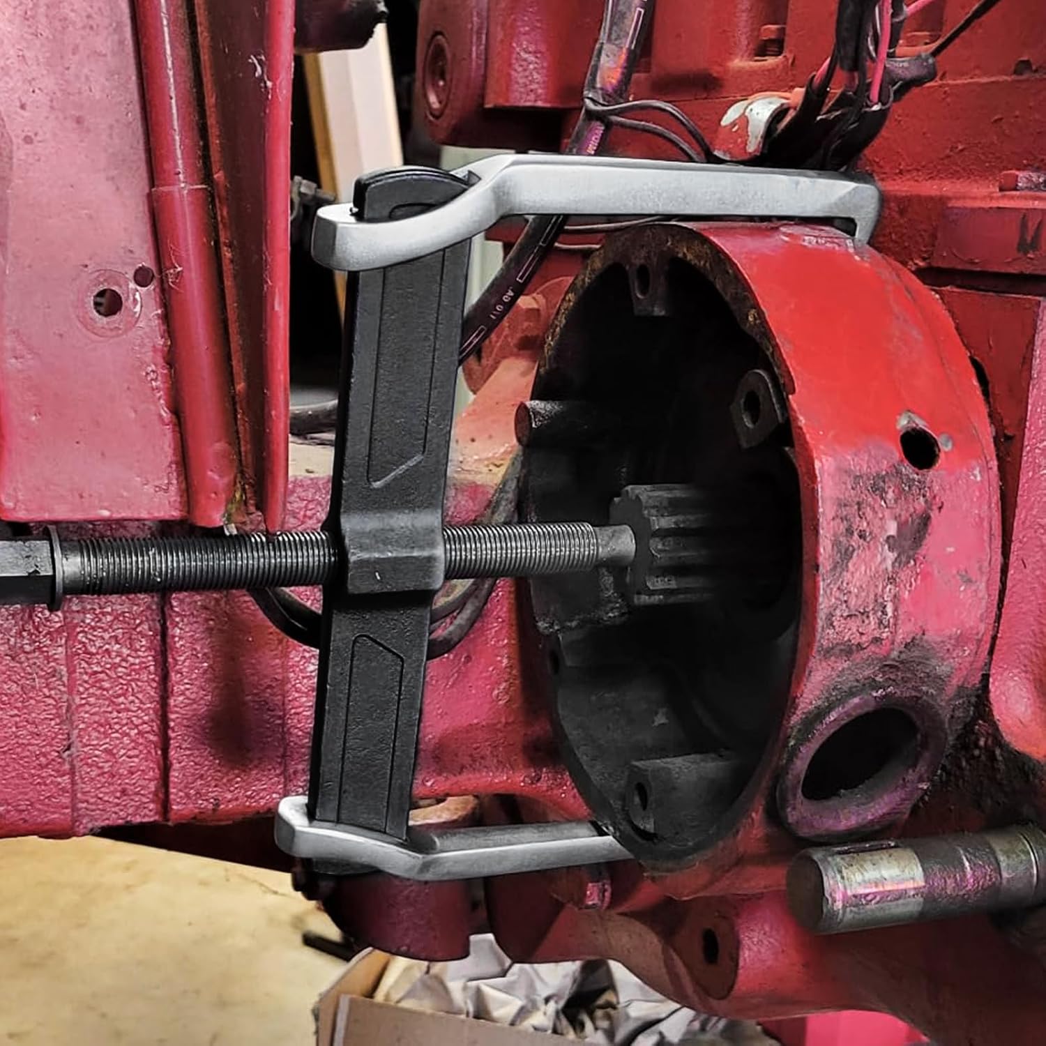 ChgImposs 20 Inch 2-Jaw Gear Puller, Heavy Duty CR-V Adjustable Reversible Bearing Puller Tool for External & Internal Removal of Pulleys, Flywheels, Bearings, Gears, Brake Drums