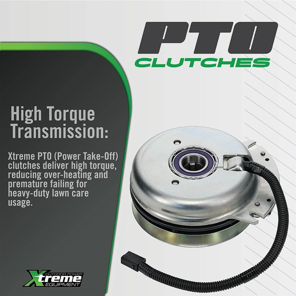 Xtreme Outdoor Power Equipment X0216 PTO Clutch Compatible with/Replacement for Warner 5218-134 1/2' or 5/8' Belt Width, 1 1/8' ID, 6 5/16' Pulley Diameter, Counter Clockwise Rotation Direction