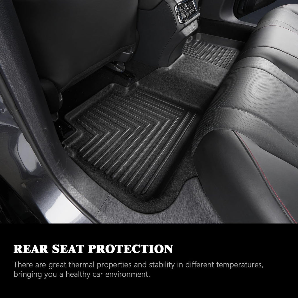 Floor Mats & Cargo Liner for 2026 Subaru Crosstrek Hybrid (Fit Hybrid, Not for Gas),TPE All Weather Protection Slush Floor Liner and Backrest Mat Accessories