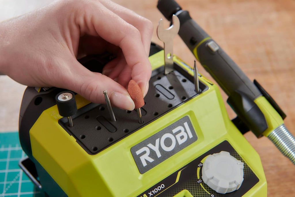 RYOBI ONE+ RRTS18-0A35 18V Cordless Mini Tool – 35 Accessories Included, Variable Speed up to 35000 rpm, Ideal for DIY, Modelling, Engraving