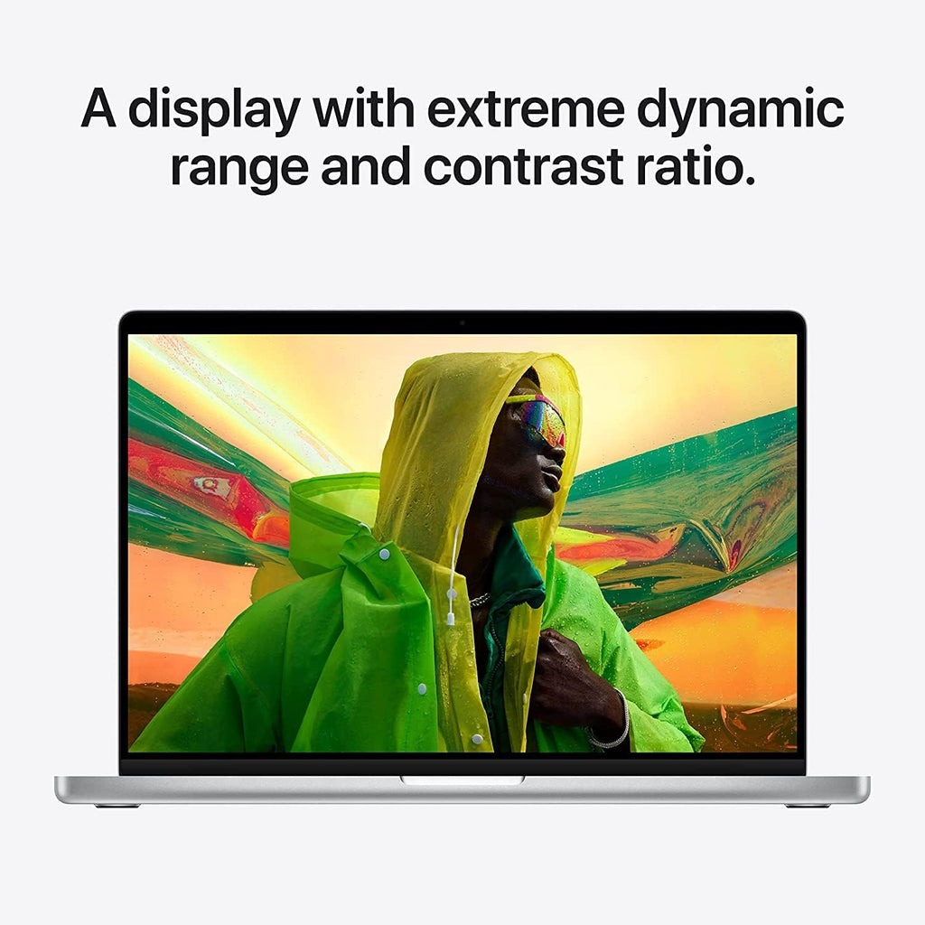 Apple 2021 MacBook Pro with Apple M1 Pro Chip, 14-inch, 16GB RAM, 1TB SSD Storage, Silver (Renewed)