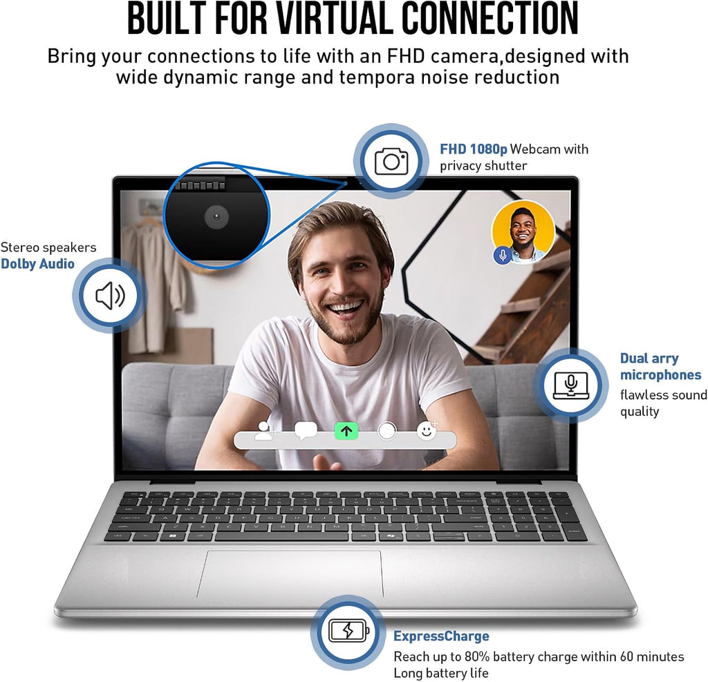 2026 Dell 16 Touchscreen Laptop Computer, 16' FHD+ Touch Screen Student&Business Laptop PC, Intel 10-Core 7 (Beat i7-1355U), 32GB DDR5 1TB SSD, Windows 11 Pro, Backlit Keyboard,Fingerprint,Wi-Fi 6E