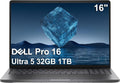Dell Pro 16 (Next Gen Latitude 3550) Business AI PC Laptop (16' FHD+, Intel 12-Core Ultra 5 235U (> i7-1355U), 32GB DDR5 RAM, 1TB SSD) Backlit, Anti-Glare, Wi-Fi 6E, 1080p Webcam, Win 11 Pro, PC16250