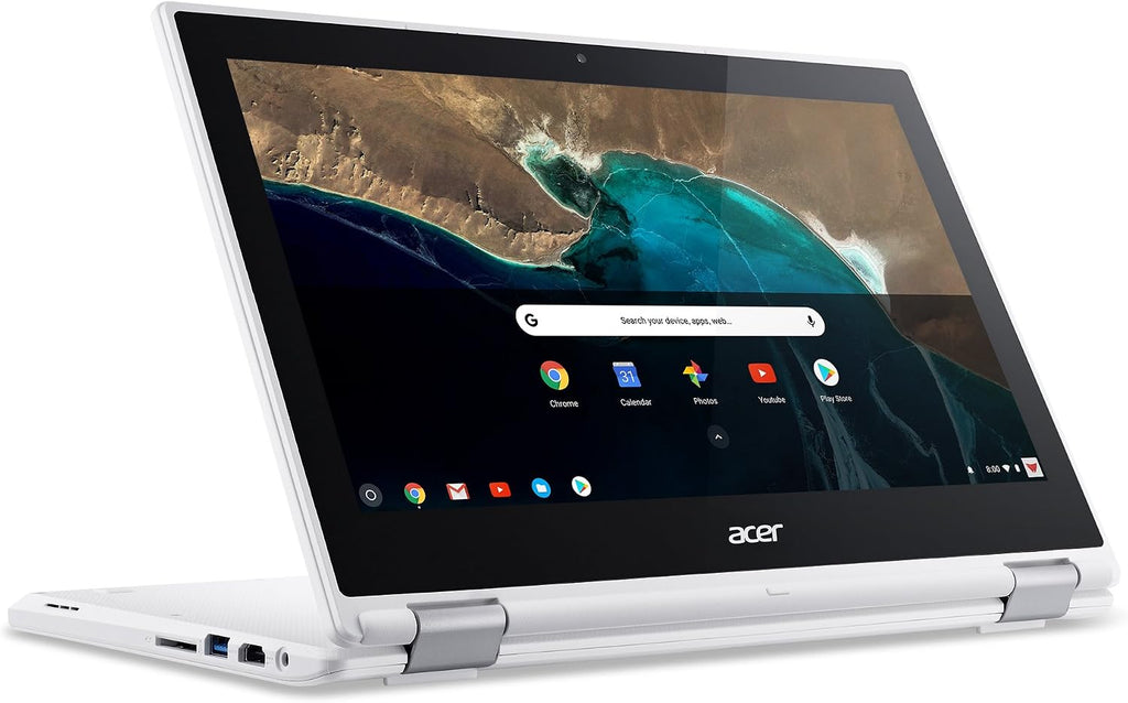 acer Chromebook R 11 Convertible, 11.6-Inch HD Touch, Intel Celeron N3150, 4GB DDR3L, 32GB, CB5-132T-C1LK, Denim White