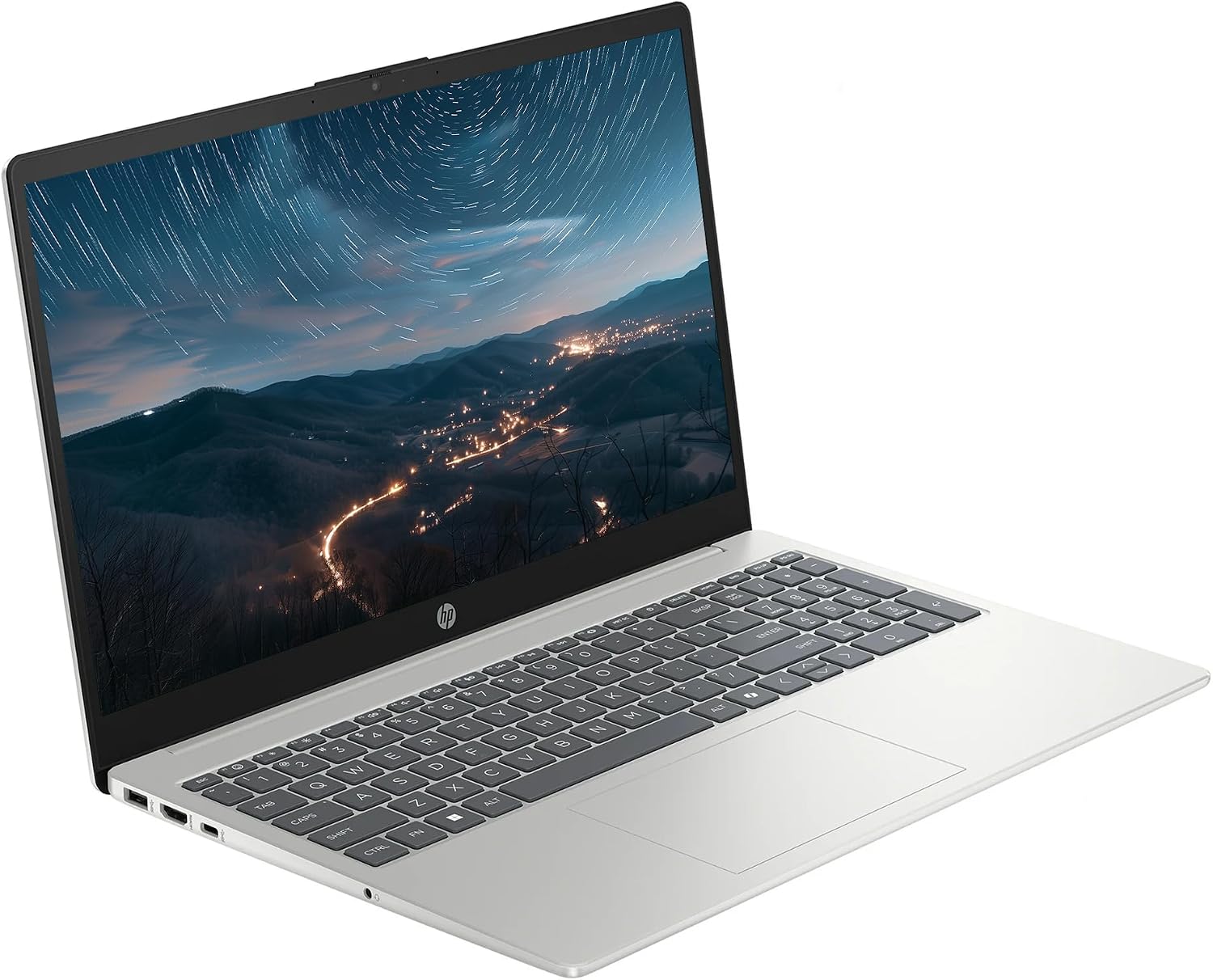 HP 15.6' Touchscreen Laptop Computer, Windows 11 Home 32GB RAM 1TB SSD, Intel Core i7-1355U, FHD IPS LED Display, Numeric Keypad, Camera Privacy Shutter, SageNova Earphones, Natural Silver