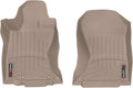 WeatherTech Custom Fit FloorLiners for Subaru Outback, Legacy, 1st Row (4515831), Tan