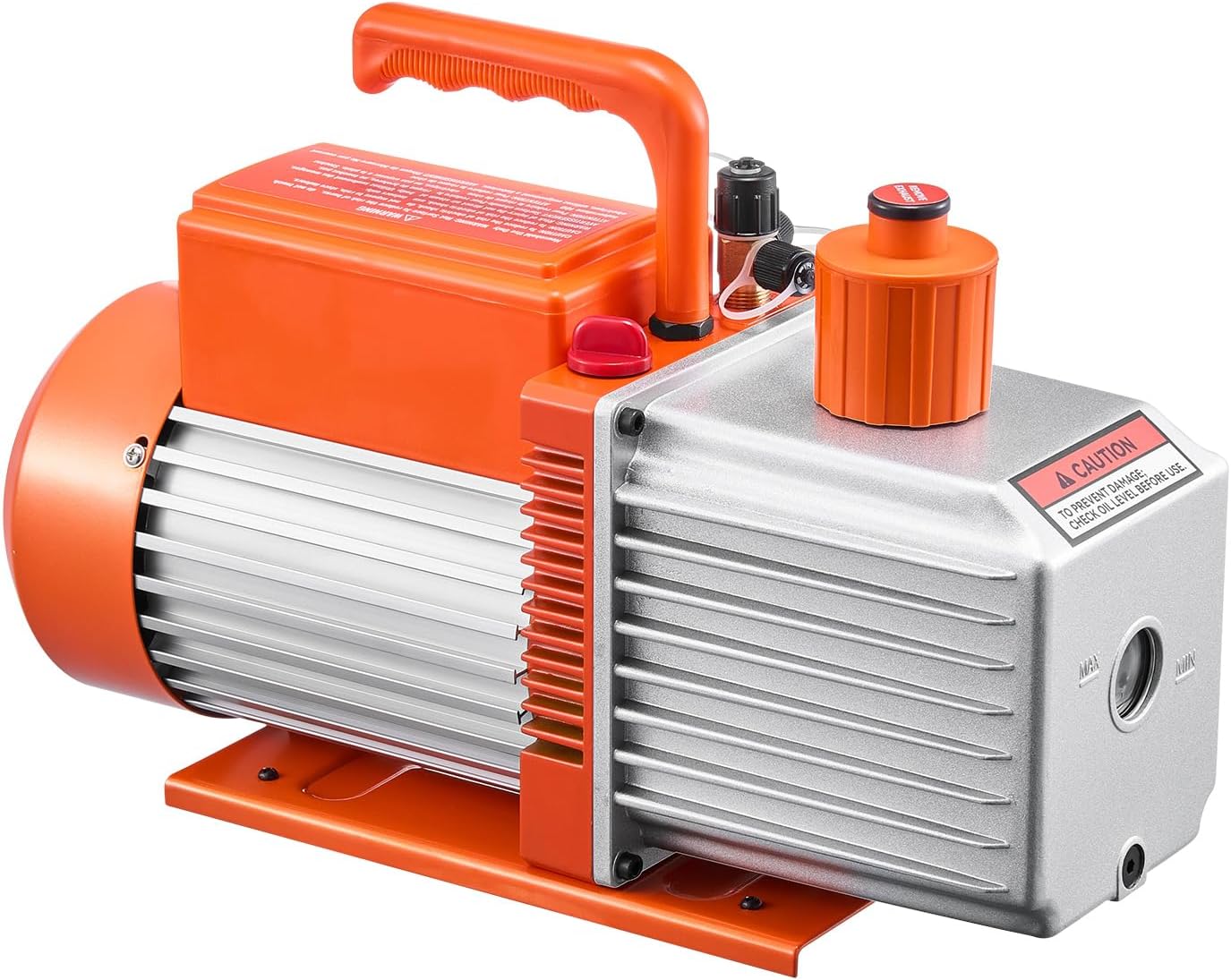 VEVOR Vacuum Pump, 9 CFM, HVAC 2 Stage Rotary Vane Vacuum Pump, for R134a R22 R410a Systems, Auto AC Vacuum Pump Kit with Oil Bottle, for Automotive Air Conditioner Maintenance Resin Degassing