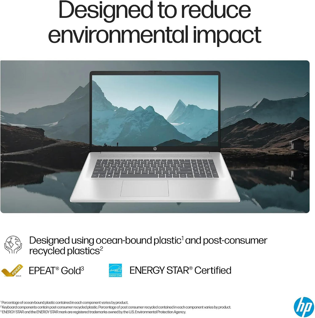 HP 2025 Business 17 inch FHD Laptop, AMD Ryzen 5 7430U Processor (Beats i5-1235U), 32GB RAM, 1TB PCIe SSD, 17.3' 1080p IPS Display, Webcam, WiFi 6, Bluetooth 5.3, Windows 11, XtreDura USB Drive