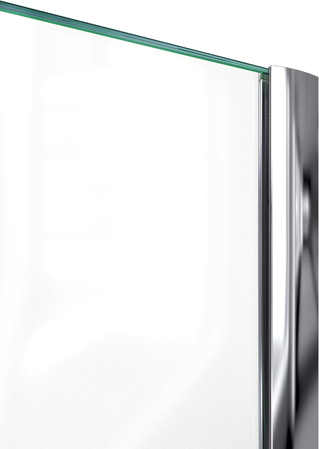DreamLine Prism 42 inch D x 42 inch W x 74 3/4 inch H Frameless Neo-Angle Pivot Shower Enclosure in Matte Black with White Shower Base Kit