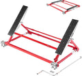 VEVOR Portable Car Lift, 4400 lbs Capacity, Heavy Duty Steel Quick Lift with 23' Max Height, Adjustable Width and Wheels, Manual Lifting for Cars, Compact SUVs, Mini Trucks, Home Garage or Shop Use