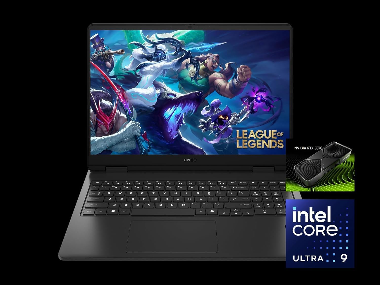 HP Omen 16 AI VR Ready Gaming Laptop, 16.1 WQXGA IPS 240Hz Gaming Notebook Intel Core Ultra 9 285H, NVIDIA GeForce RTX 5070, 32GB RAM 1TB SSD, RGB Backlit Keyboard, Shadow Black, Win 11 Pro