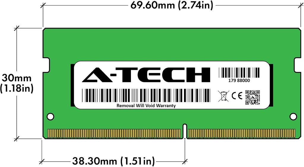 A-Tech 8GB Kit (2x4GB) RAM for Acer Nitro 5 AN515-54-5812 Gaming Laptop | DDR4 2666MHz SODIMM PC4-21300 (PC4-2666V) Memory Upgrade Modules